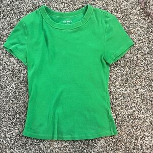 Old Navy Vibrant Green Kids Tee